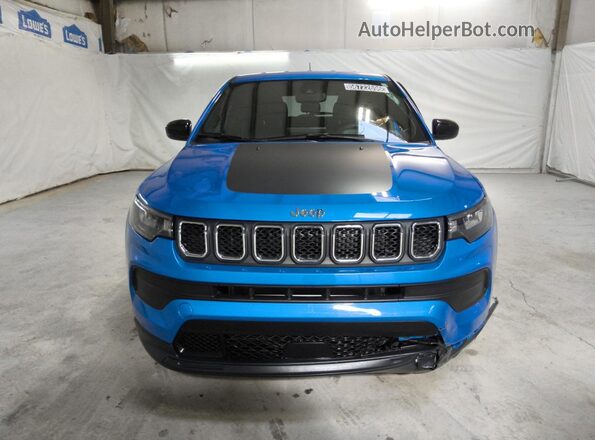 3C4NJDAN8PT532887 2023 JEEP COMPASS Blue 