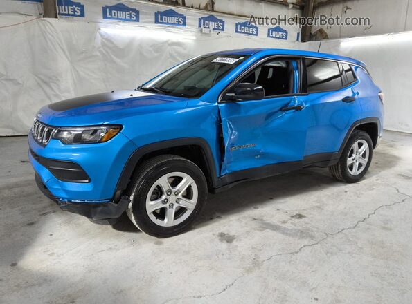 3C4NJDAN8PT532887 2023 JEEP COMPASS Blue 