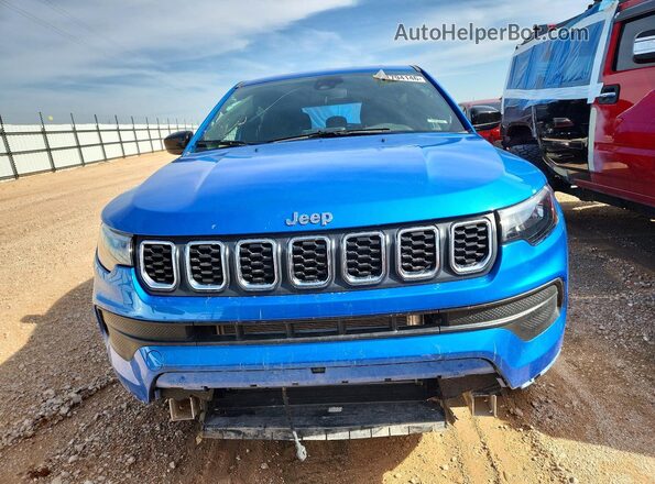 3C4NJDAN8ST550573 2025 JEEP COMPASS Blue წინა ხედი