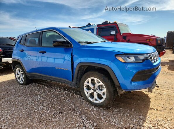 3C4NJDAN8ST550573 2025 JEEP COMPASS Blue წინა მარჯვენა