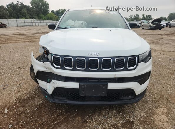 3C4NJDAN9RT166490 2024 JEEP COMPASS White VIN sticker view