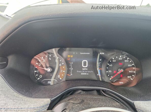 3C4NJDAN9RT166490 2024 JEEP COMPASS White Instrument cluster view