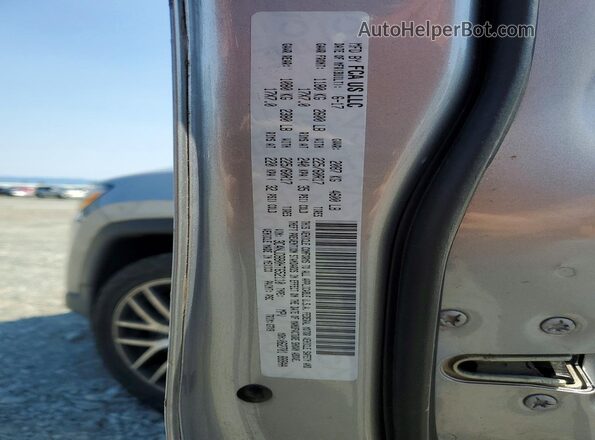 3C4NJDBB0HT652110 2017 JEEP COMPASS Silver VIN sticker view