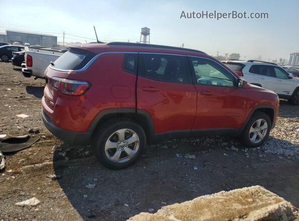 3C4NJDBB0JT161803 2018 JEEP COMPASS Красный Задняя правая четверть