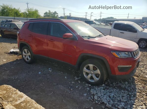 3C4NJDBB0JT161803 2018 JEEP COMPASS Красный Передняя правая четверть