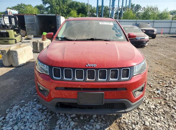 3C4NJDBB0JT161803 2018 JEEP COMPASS Красный Вид спереди