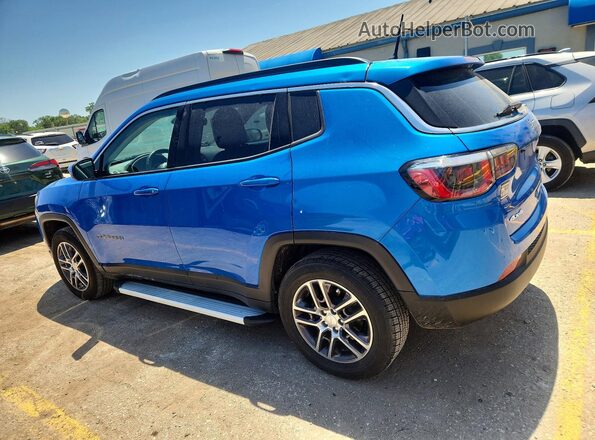 3C4NJDBB0JT239965 2018 JEEP COMPASS Blue Հետևի ձախ