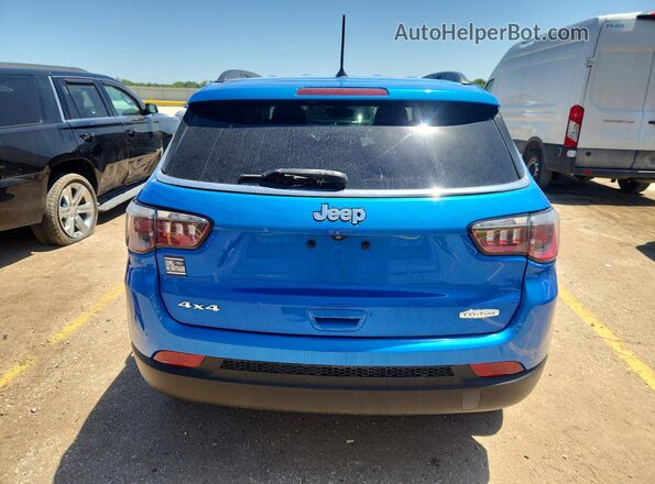 3C4NJDBB0JT239965 2018 JEEP COMPASS Blue Հետևի տեսք