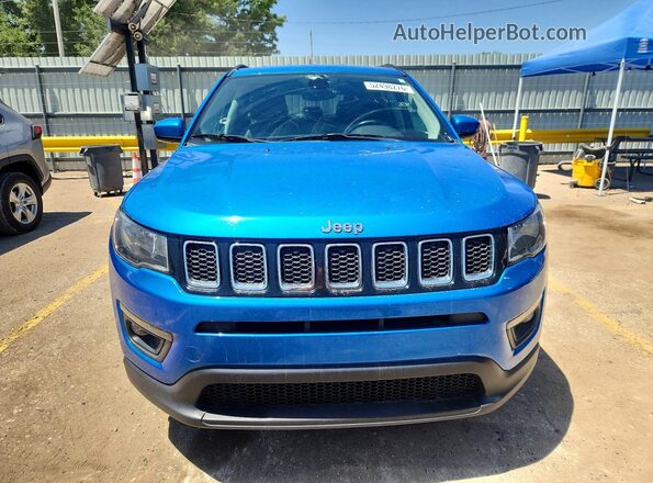 3C4NJDBB0JT239965 2018 JEEP COMPASS Blue Դիմացի տեսք