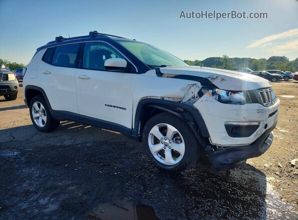 3C4NJDBB0JT361189 2018 JEEP COMPASS Белый Передняя правая четверть