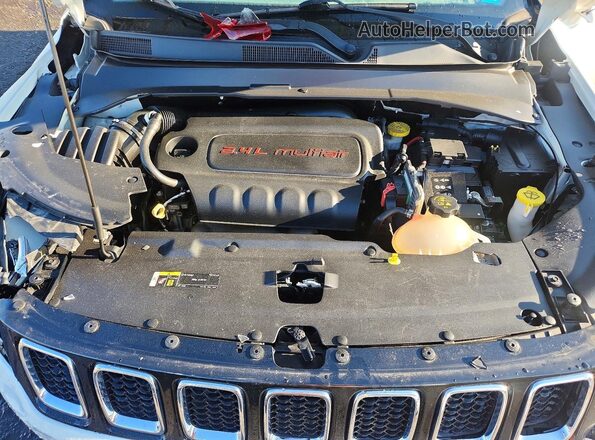 3C4NJDBB0JT361189 2018 JEEP COMPASS Белый Вид подкапотного пространства