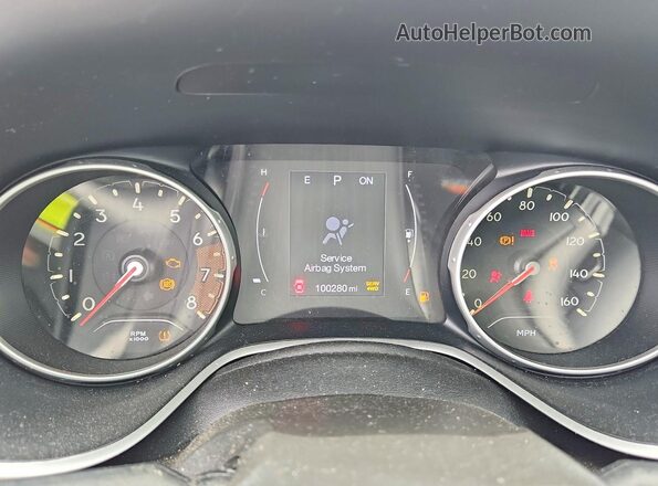 3C4NJDBB0KT836289 2019 JEEP COMPASS Silver Vista del cuadro de instrumentos