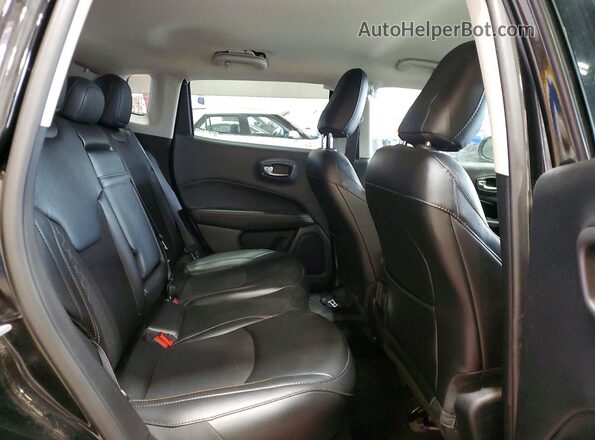 3C4NJDBB0LT112393 2020 JEEP COMPASS Black Vista de los asientos traseros