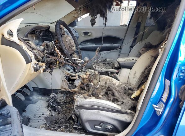 3C4NJDBB0LT247910 2020 JEEP COMPASS Blue Widok wnętrza z przodu