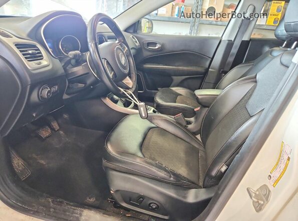 3C4NJDBB0MT543723 2021 JEEP COMPASS White Widok wnętrza z przodu