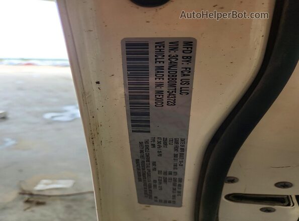 3C4NJDBB0MT543723 2021 JEEP COMPASS White Widok naklejki z numerem VIN