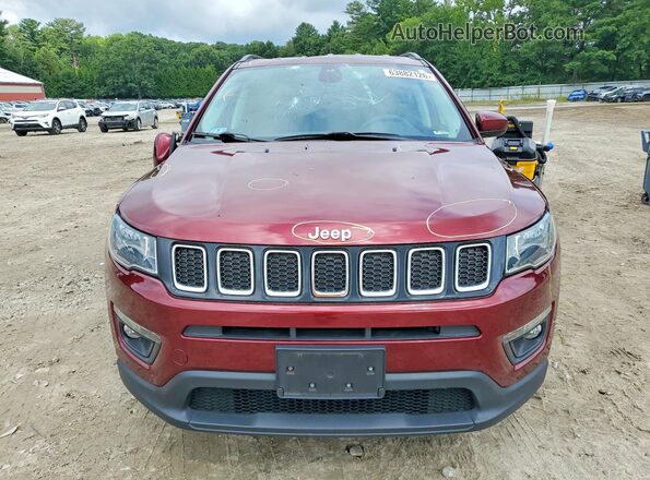 3C4NJDBB0MT554690 2021 JEEP COMPASS Red Вид спереду