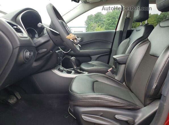 3C4NJDBB0MT554690 2021 JEEP COMPASS Red Вид салону спереду