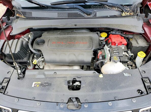 3C4NJDBB0MT554690 2021 JEEP COMPASS Red Вид підкапотного простору