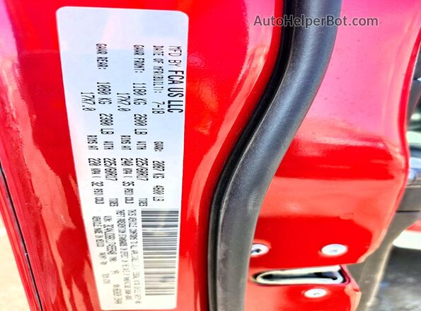 3C4NJDBB1JT455548 2018 JEEP COMPASS Red Widok naklejki z numerem VIN