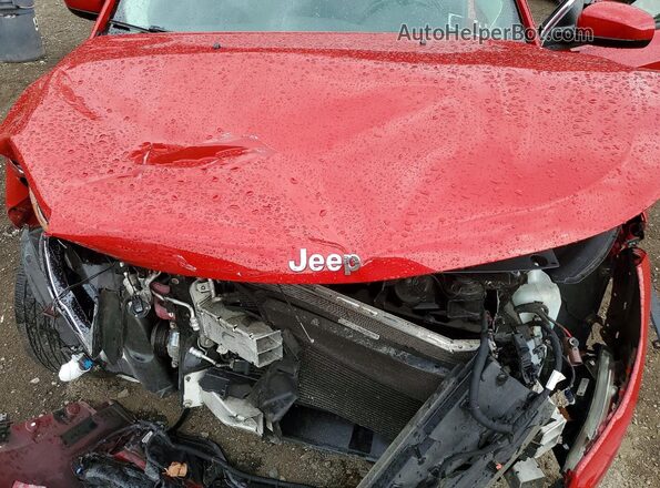 3C4NJDBB1KT679100 2019 JEEP COMPASS Red Engine compartment view