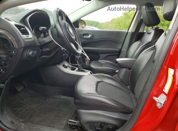 3C4NJDBB1KT679100 2019 JEEP COMPASS Red Front interior view
