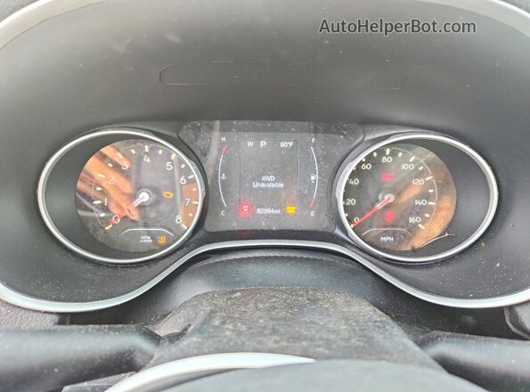 3C4NJDBB1LT124603 2020 JEEP COMPASS Black Vista del cuadro de instrumentos