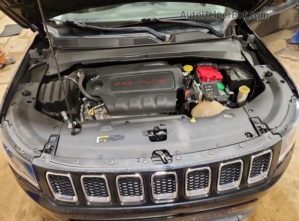 3C4NJDBB1LT225298 2020 JEEP COMPASS Black Вид підкапотного простору
