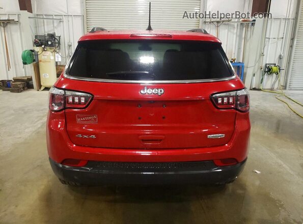 3C4NJDBB1LT256681 2020 JEEP COMPASS Red Vista trasera