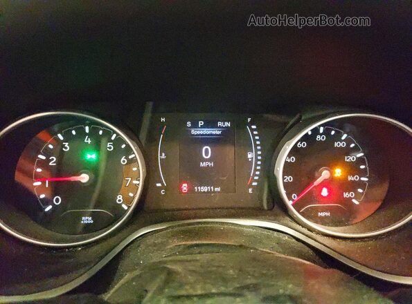 3C4NJDBB1LT256681 2020 JEEP COMPASS Red Vista del cuadro de instrumentos