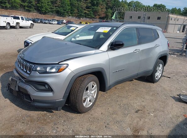 3C4NJDBB1NT181144 2022 JEEP COMPASS Серебряный Передняя левая четверть
