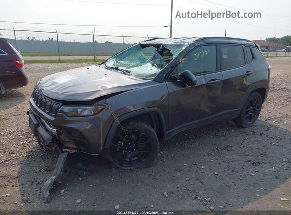 3C4NJDBB1NT184884 2022 JEEP COMPASS Gray Առջևի ձախ երեք քառորդ տեսարան