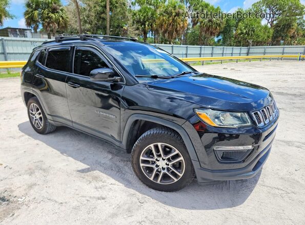 3C4NJDBB2HT640475 2017 JEEP COMPASS Черный Передняя правая четверть