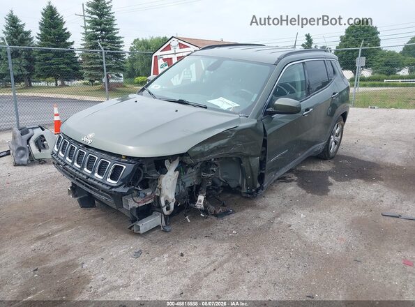 3C4NJDBB2HT657633 2017 JEEP NEW COMPASS Green წინა მარცხენა ხედი სამი მეოთხედიდან