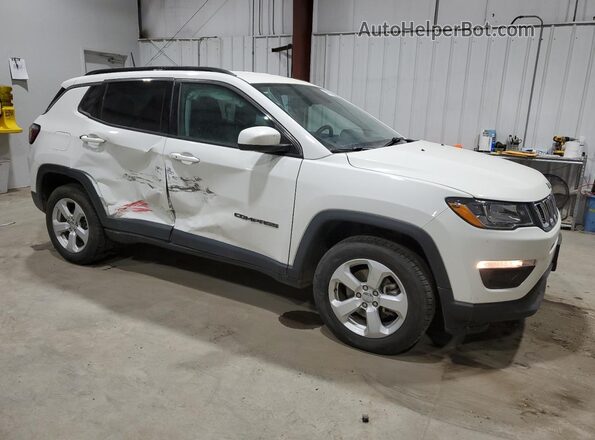 3C4NJDBB2JT284115 2018 JEEP COMPASS White Delantero derecho
