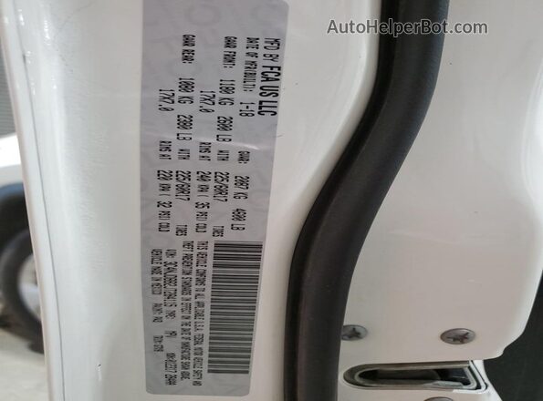 3C4NJDBB2JT284115 2018 JEEP COMPASS White Vista de la etiqueta del VIN
