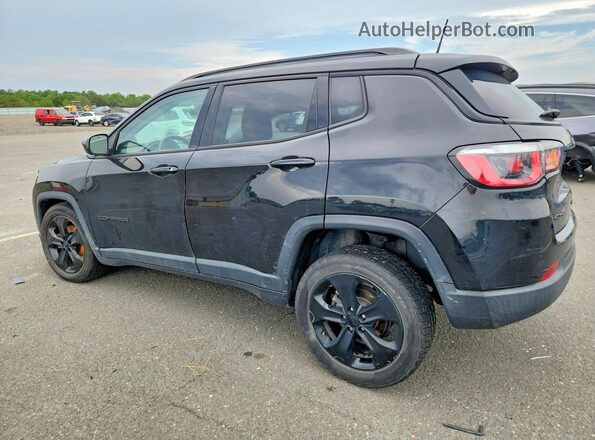 3C4NJDBB2JT325634 2018 JEEP COMPASS Black Trasero izquierdo