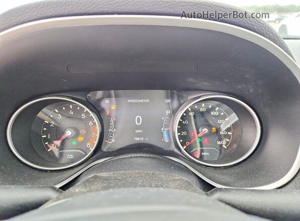 3C4NJDBB2JT325634 2018 JEEP COMPASS Black Vista del cuadro de instrumentos