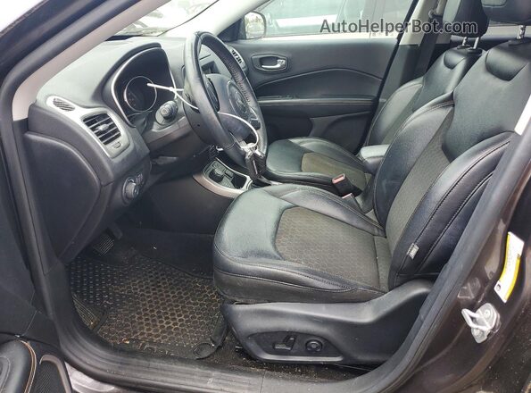 3C4NJDBB2JT399149 2018 JEEP COMPASS Gray წინა პანელის ხედი