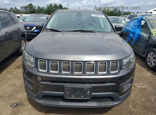 3C4NJDBB2JT399149 2018 JEEP COMPASS Gray უკანა ხედი