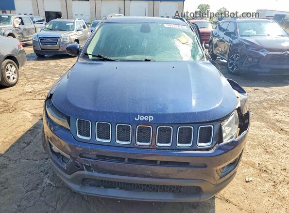 3C4NJDBB2JT433901 2018 JEEP COMPASS Blue Vista frontal