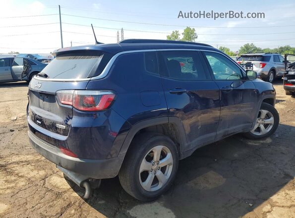 3C4NJDBB2JT433901 2018 JEEP COMPASS Blue Trasero derecho