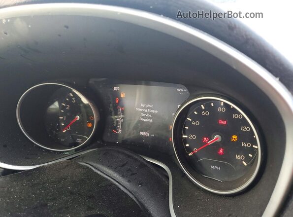 3C4NJDBB2JT433901 2018 JEEP COMPASS Blue Vista del cuadro de instrumentos