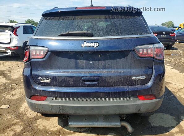 3C4NJDBB2JT433901 2018 JEEP COMPASS Blue Vista trasera