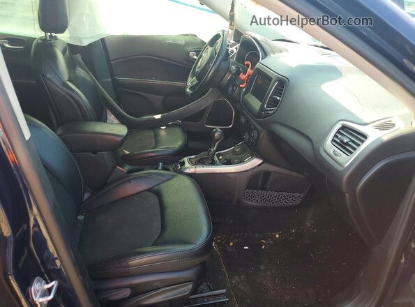 3C4NJDBB2JT433901 2018 JEEP COMPASS Blue Vista interior delantera