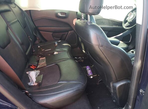 3C4NJDBB2JT433901 2018 JEEP COMPASS Blue Vista interior trasera