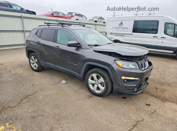 3C4NJDBB2JT480247 2018 JEEP COMPASS Gray Передня права чверть