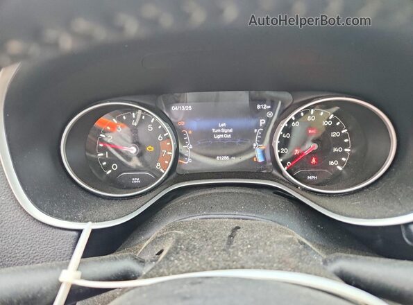 3C4NJDBB2JT480247 2018 JEEP COMPASS Gray Вид щитка приладів