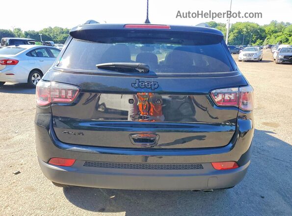 3C4NJDBB2KT600758 2019 JEEP COMPASS Black უკანა ხედი