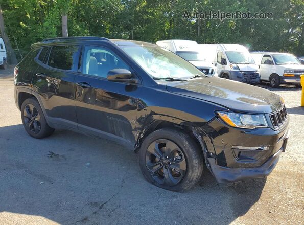 3C4NJDBB2KT600758 2019 JEEP COMPASS Black წინა მარჯვენა